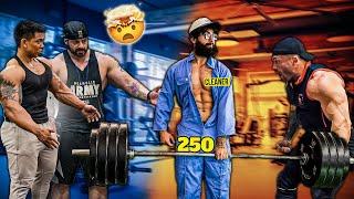 BODYBUILDER VS CLEANER  | Anatoly GYM PRANK #3