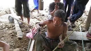 MARING TRIBE bamboo Basket making competition at Sandang Senba viillage in 2012