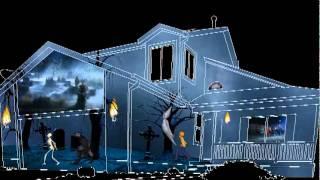 2011 Halloween House Projection Video Finished