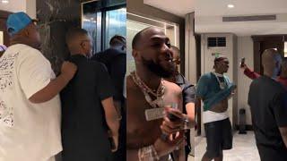 Ola of lagos meets with Davido, biesloaded, chief priest zlantan and many others. Davido is so nice.