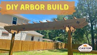 How to build a DIY Arbor for your Fence Gate!