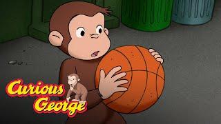 George Plays Basketball  Curious George Kids Cartoon  Kids Movies Videos for Kids