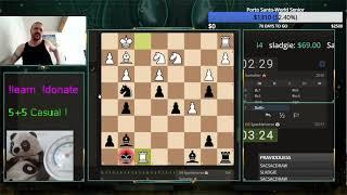 IM Sladgie  TGIF Blitz w/viewers Join Us ! on lichess