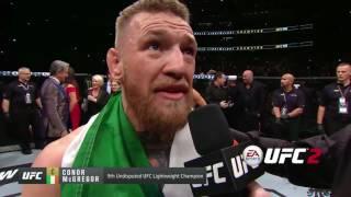 UFC 205: Conor McGregor Octagon Interview