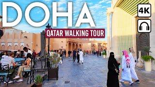 DOHA, Qatar  4K Walking Tour: Katara Cultural Village & The Pearl