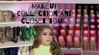 MAKEUP COLLECTION & CLOSET TOUR 2020 -  Elise Wheeler