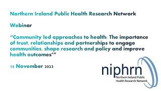 Community led approaches to health: Community Development and Health Network