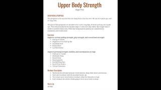 Get Fit ASAP Podcast 014 -  Upper Body Strength Program