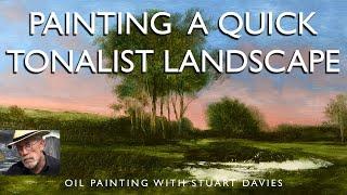 Painting A Tonalist Landscape And An Offer - With Stuart Davies