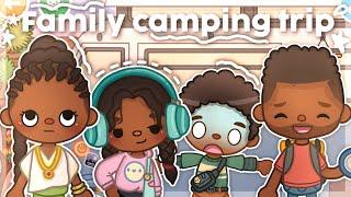 Summer family road trip!  *VAN BROKE DOWN* (WITH VOICE) Toca boca Roleplay