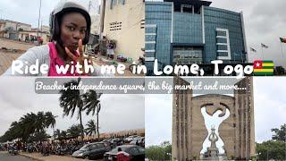 RIDING AROUND IN THE BUSY TOWN OF LOME, TOGO . #exploretogo #oforiwaaduodu #travelvlog