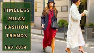 Milan Autumn Street Fashion: Italian Outfits Ideas for Everiday Elegance