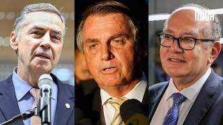 Ministros do STF detonam o golpe fracassado de Bolsonaro!Barroso e Gilmar mendes comentam o caso