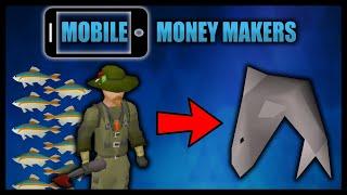 10 hours of minnow fishing - Mobile money makers (OSRS 2021)