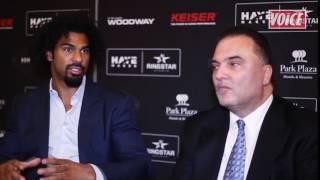 David Haye and Richard Schaefer talk new business partnership