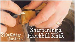 How to Sharpen a Hawkbill Knife (for Scrimshaw)