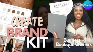 Branding Secrets: How to Create a BRAND KIT + GUIDELINES for Your Business | Canva Tutorial 2024