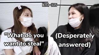 how twice *especially mina* answered when being asked about this…