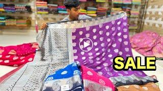 दीवाली 🪔 महासले ( SALE UP TO 80% OFF ) / BANARASI SILK SAREE CHEAP RATE