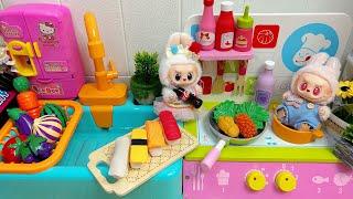 19 minutes Satisfying with Unboxing Hello Kitty Mini Kitchen and Appliances | ASMR (no music)