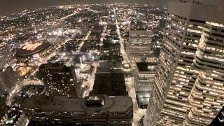 Nighttime BASE jump (Jumper POV)