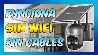  360 ¡SIN CABLES y SIN WIFI! Cámara de Seguridad donde quieras! CTRONICS 2K