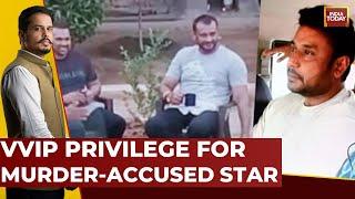 Beverage, Cigarette & Gangsters: Prison Turns Party For Kannada Actor Darshan | Renukaswamy Murder