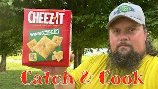 Bank fishing Catch & Cook with CHEEZ-ITZ