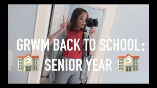 GRWM First Day of Senior Year | Jackie Adelle