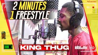 KING THUG dans 2 MINUTES 1 FREESTYLE (Tu valides ou Pas ?)