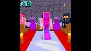 BESTFRIEND KC AND BOYFRIEND AARON WEDDING #minecraftanimation #shorts #minecraftshorts #joemcraft