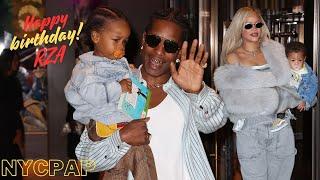 Rihanna and A$AP Rocky  celebrate their son RZA 2nd birthday in NYC.