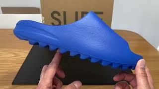 Yeezy Day 2023 Yeezy slide Azure, size guide unboxing and review, watch before you buy