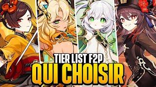 BIEN CHOISIR SON 5 ! Chiori, Hu Tao, Nahida ou Xilonen (CHOIX DIFFICILE!) - Genshin 5.1