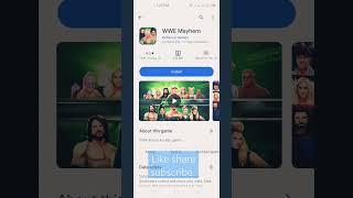 HOW TO DOWNLOAD WWE MAYHEM IN MOBILE  WITH PLAY STORE, 