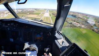 Cockpit view landing | Pilot's Eye landing | Boeing 737 landing approach | Flight landing