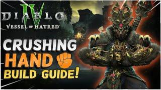 Diablo 4 Spirit Born Crushing Hand Build Guide Vessel of Hatred!