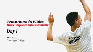 Team Ontario White Boys Inter-Squad Tournament | Day 1 - Court 1