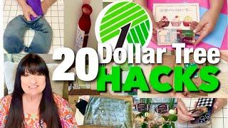 20  ALL NEW  DOLLAR TREE HACKS TIPS & TRICKS FOR YOUR HOME | SMALL SPACES