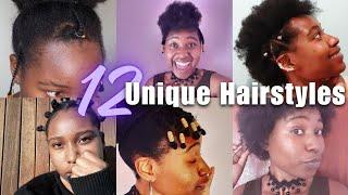 HOW TO STYLE 4C HAIR | Perfect for school & work