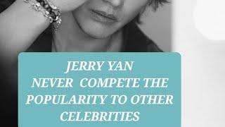 JERRY YAN NEVER COMPETE THE POPULARITY TO OTHER CELEBRITIES #jerryyan #actor #singer #taiwanese