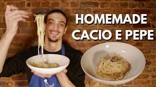 REAL Cacio e Pepe pasta - Step by step recipe plus a few tips to avoid clumps