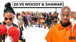 20 WOMEN VS 2 COMEDIANS: LIL WOODY & SHAMAR