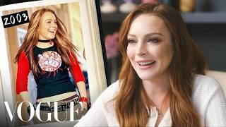 Lindsay Lohan Breaks Down 18 Looks From 1998 to Now | Life in Looks | Vogue