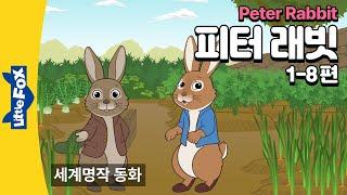 호기심 많은 피터와 벤저민의 모험ㅣ세계명작 | 리틀팍스 2단계 영어동화 | 피터 래빗 1-8편 | Peter Rabbit