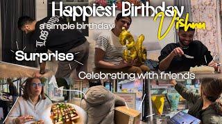 Happiest birthday Vishnu | A simplest birthday | Surprises and celebrations with friends