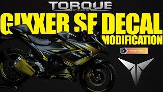 Top Suzuki Gixxer SF Sticker Modification