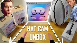 HAT CAM Unboxing of Meta Quest 3S & Accessories!