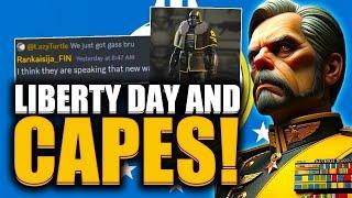 First Look At Helldivers 2 Liberty Day Update & New Capes?!