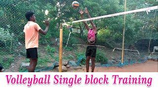 volleyball single block training